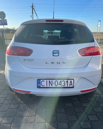Seat Leon cena 20999 przebieg: 131993, rok produkcji 2012 z Inowrocław małe 191